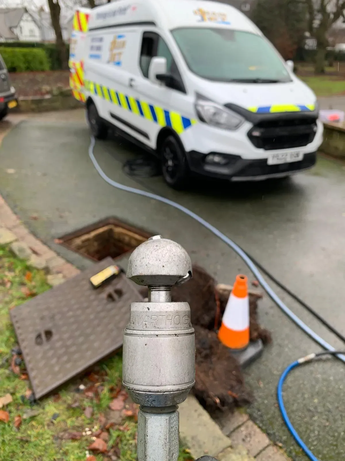 High-Pressure Jetting by Drain Jet 
